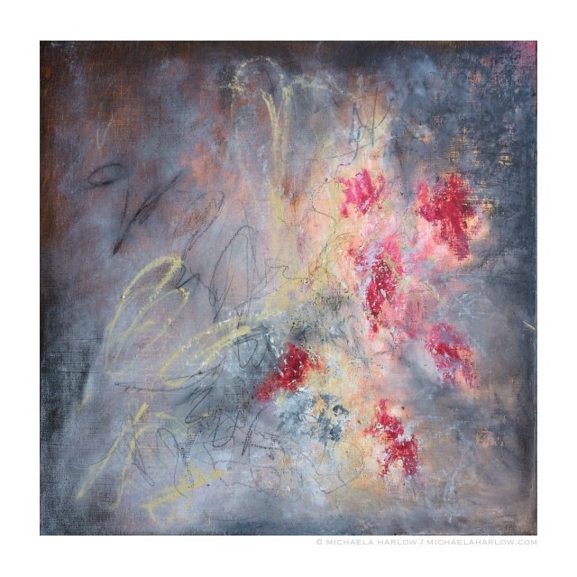 Flowers_from_a_Forgotten_Love_2015_Oil_and_Graphite_on_Wood_Panel