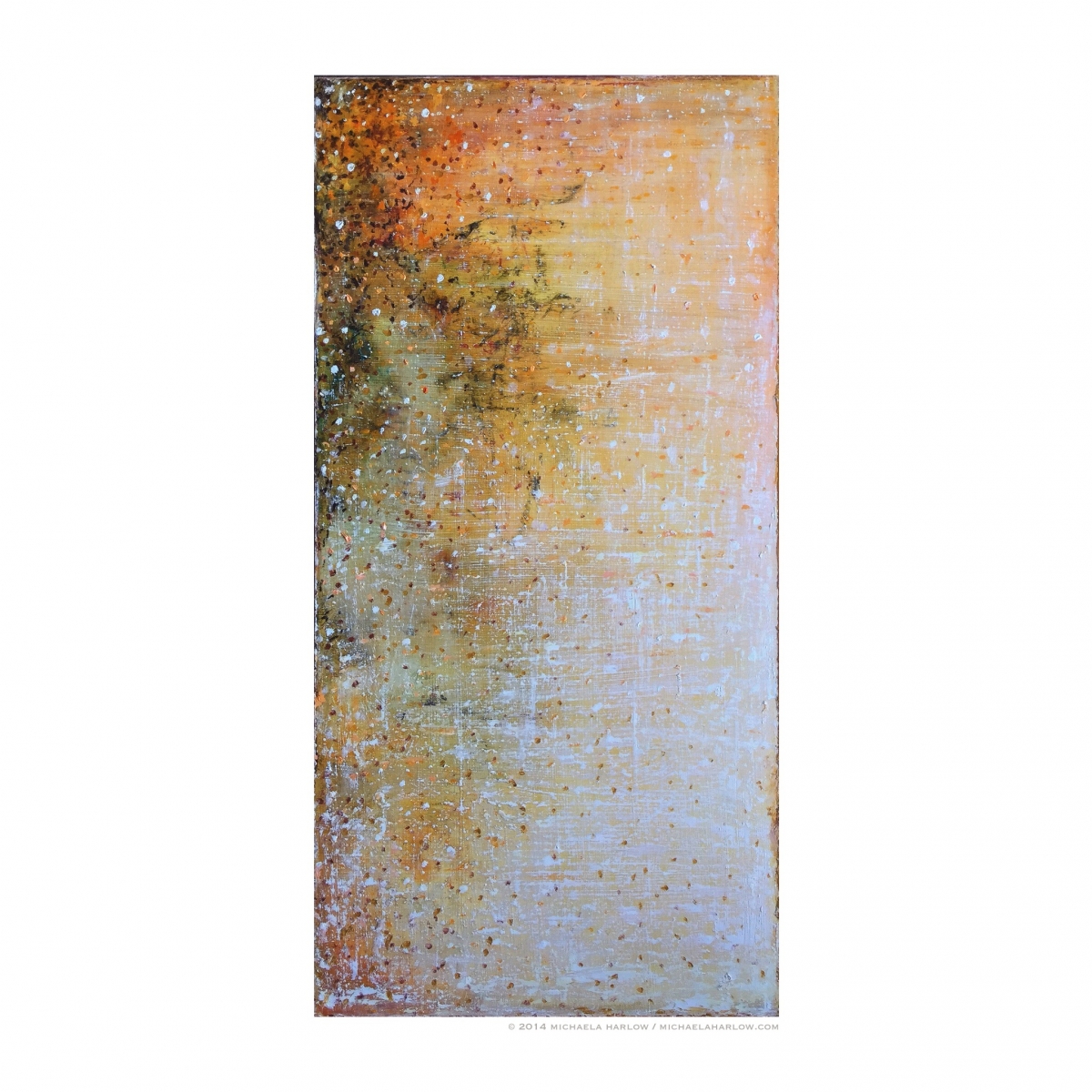 Sunlit Veneer, 2014. Oil on Wood Panel.