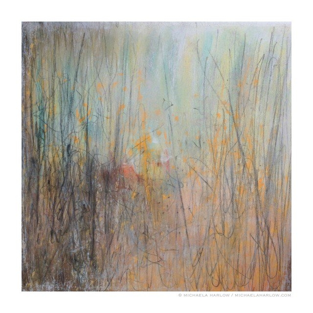 Rain in a Tangled Wood, 2015. Pastel on Paper.