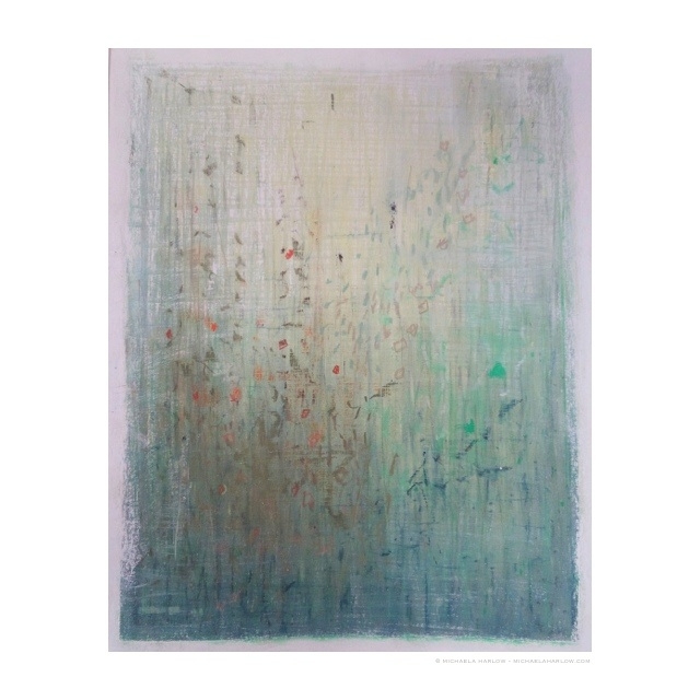 Spring Shadow, 2014. Pastel & Charcoal on Paper