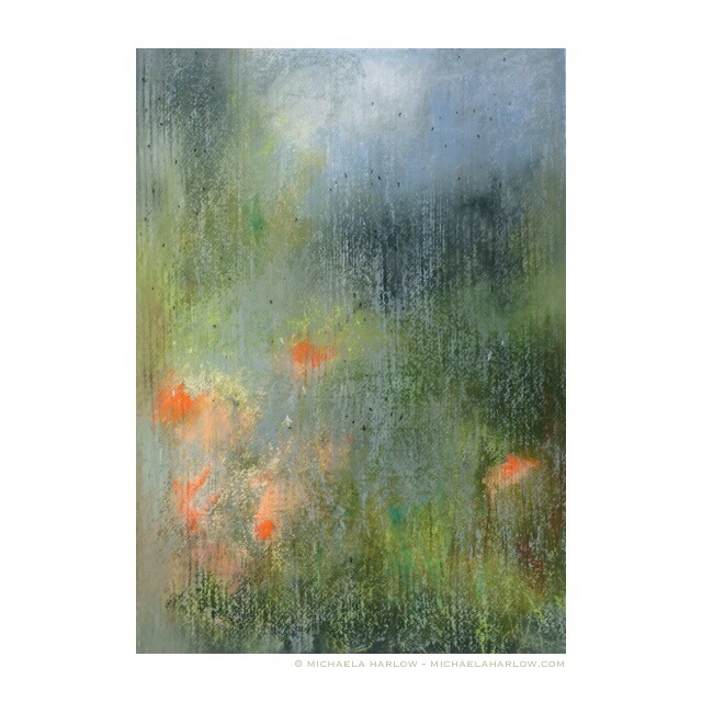 Summer Porch, 2014. Pastel on Paper.