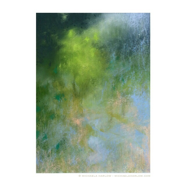 Within the Storm, 2014. Pastel on Paper.